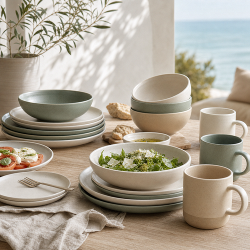 Ceramic Table Starter coastal table setting