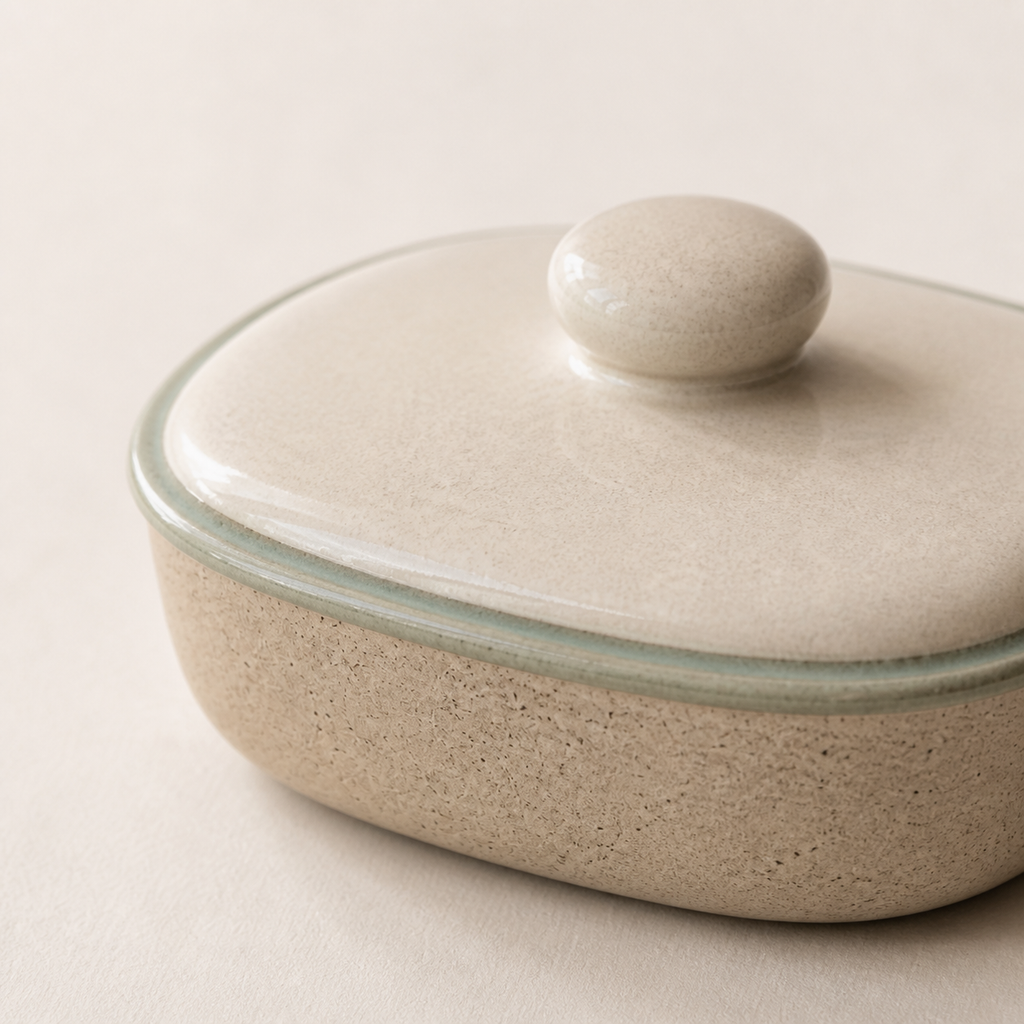 Pebble Butter Dish — detail