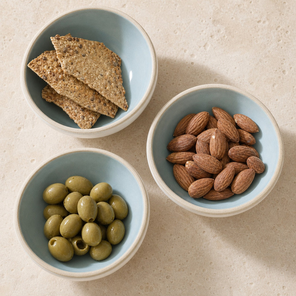 Sea Glass Snack Bowl Set — detail