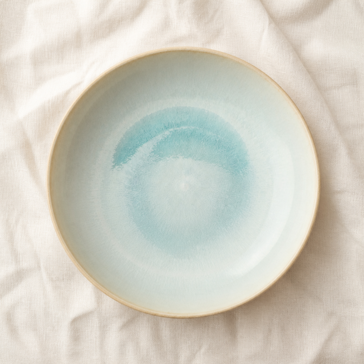 Shore Pasta Plate top view