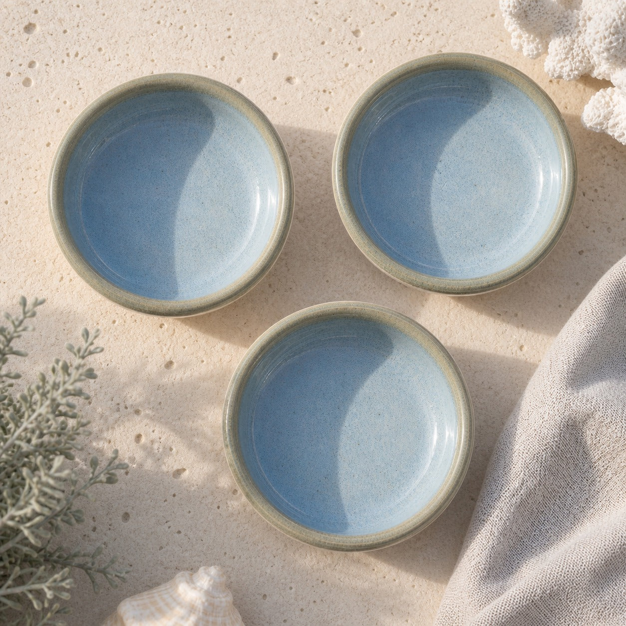 Shore Sauce Dish Set — detail