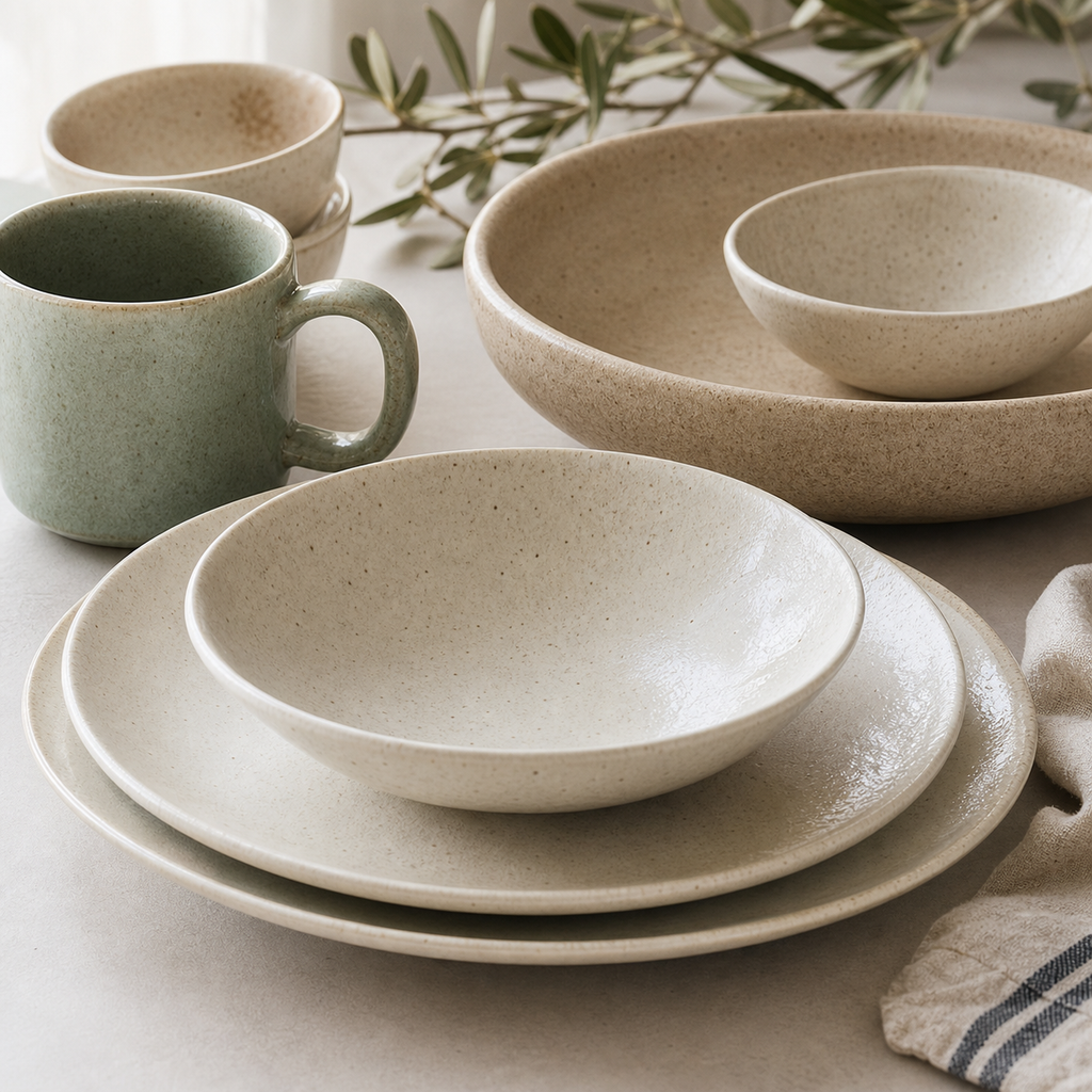 Slow Sunday Set ceramic glaze detail