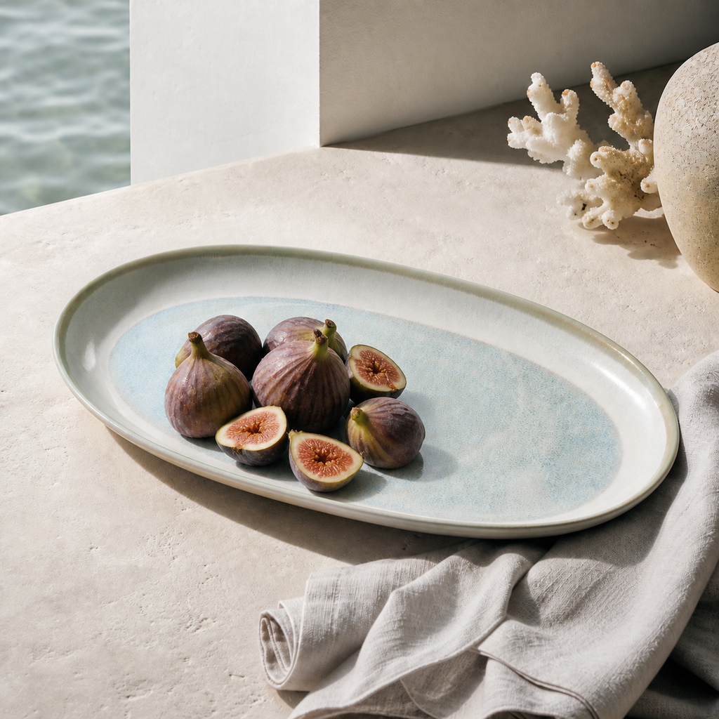Tide Oval Platter — lifestyle